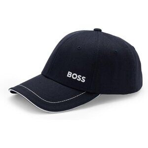 Boss Men's Dark Blue Imported Bold Logo Twill Baseball Classic Cap